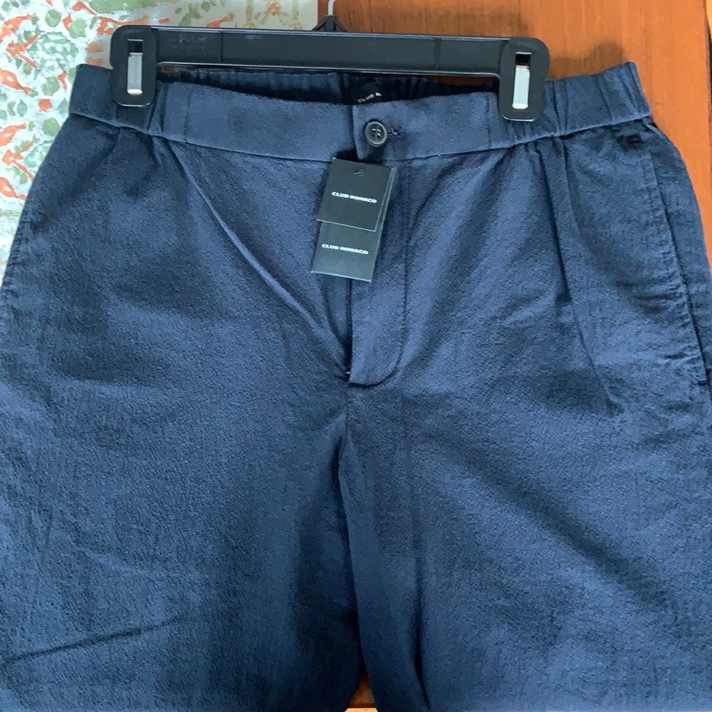 Navy Club Monaco lightweight chino joggers